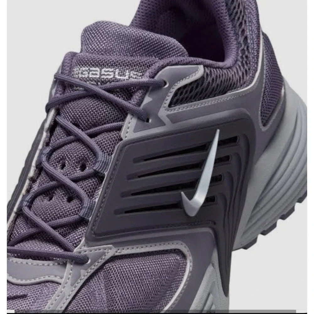 Nike Air Pegasus 25 Men's Running Shoes Purple Grey Size‎ 11